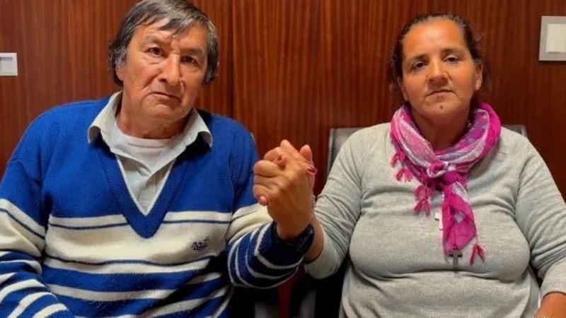 "Somos María y José y estamos buscando a nuestro niño"