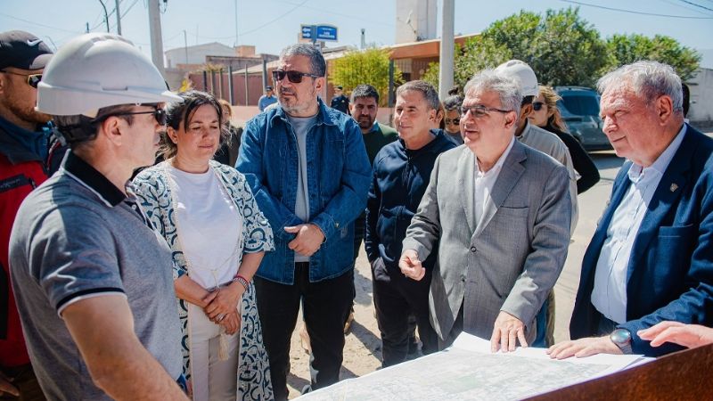 Cloacas para Valle Viejo y FME, la primera obra reactivada con fondos nacionales