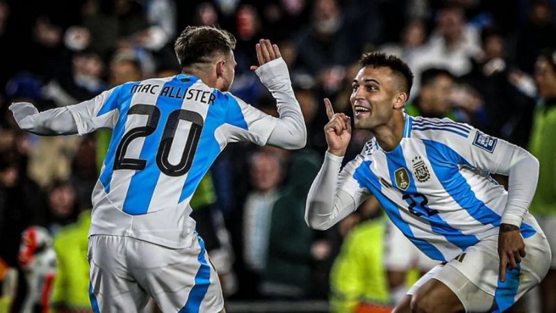 Argentina se regaló una goleada 3-0 ante Chile