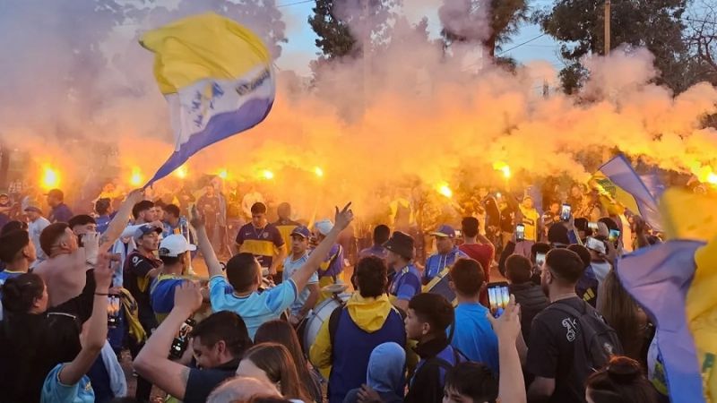 En su arribo, Boca revolucionó Mendoza