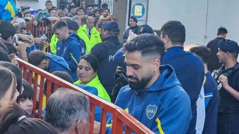 En su arribo, Boca revolucionó Mendoza