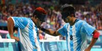 LAMENTO de Los Murciélagos, que no pudieron con Francia en la final de fútbol para ciegos, de los Juegos Paralímpicos. 