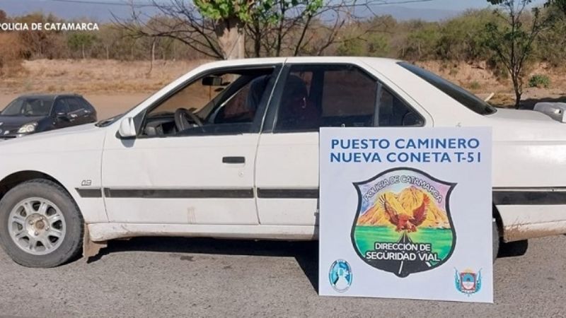 Secuestraron un auto con numeración adulterada