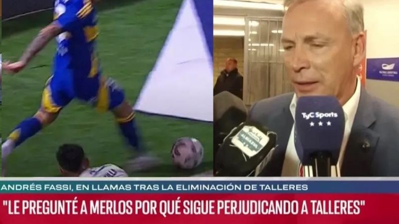 Escandaloso final entre Fassi y Merlos