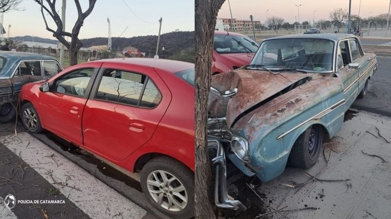 Violento choque en inmediaciones al Estadio Bicentenario