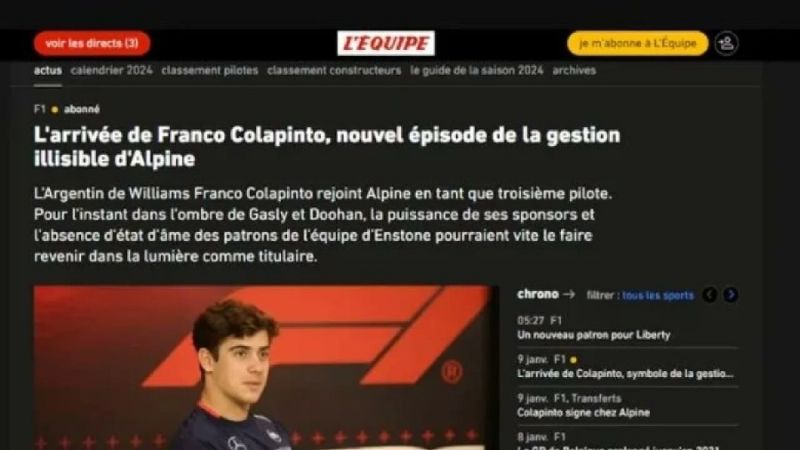 Se sabe…, los franceses no nos quieren