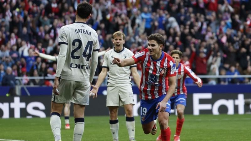 Julián le devolvió la cima al Atlético Madrid