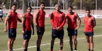 CON LAS GANAS se quedaron los jugadores de Independiete, que no pudieron viajar a Montevideo.