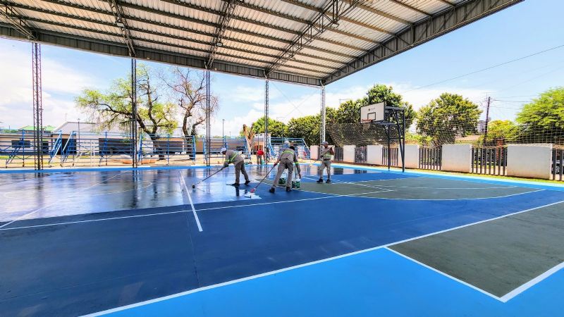 La cancha del Polideportivo de Los Altos brilla para el Torneo de Vóley Verano 2025