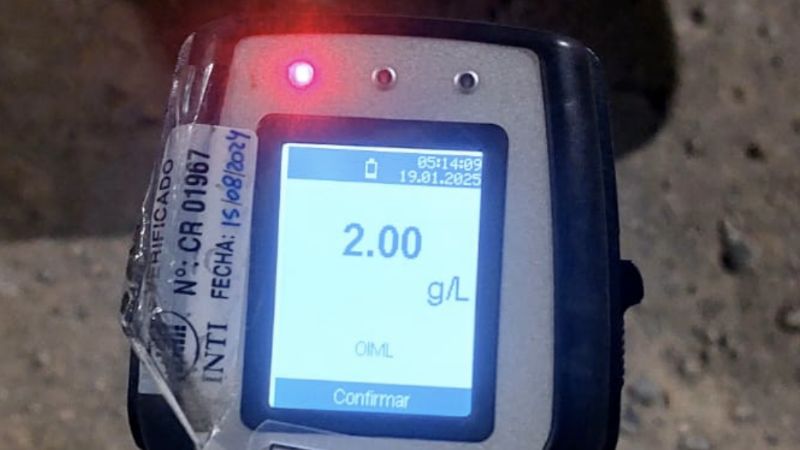 Le secuestraron la Kangoo por manejar alcoholizado