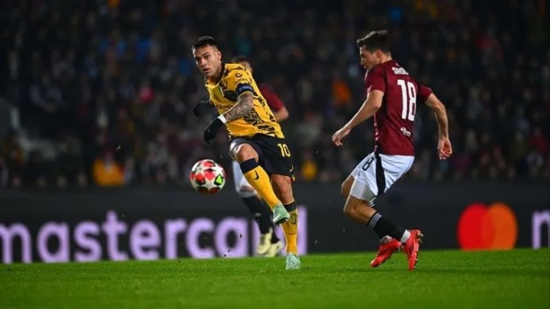 Lautaro, máximo goleador del Inter en la Champions