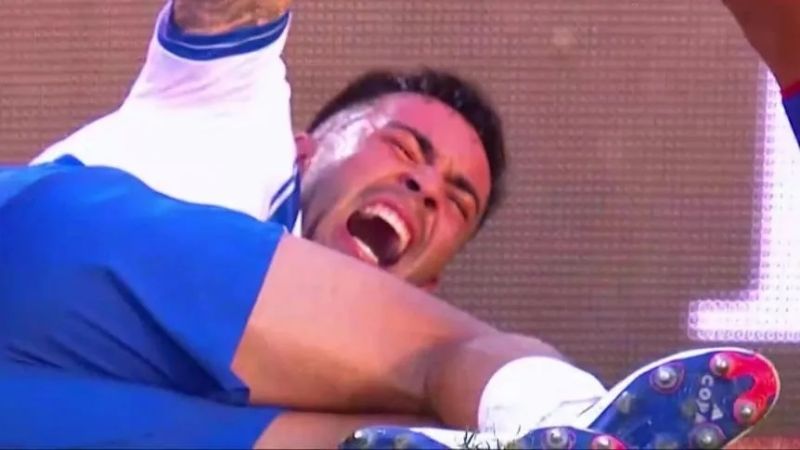 Durísima fractura para Joaquín García en Vélez