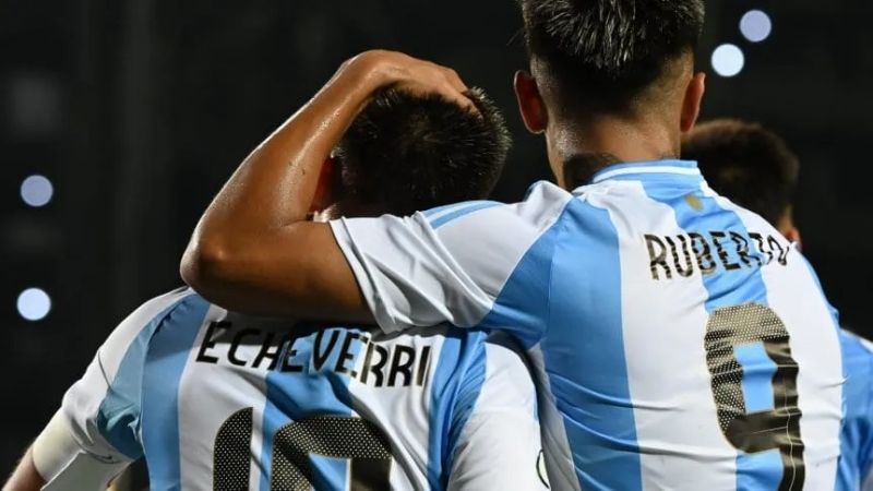 Argentina-Colombia, por el Sudamericano Sub20