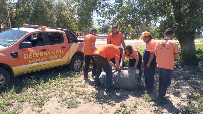 Inundaciones en Los Altos: Defensa Civil trabaja para mitigar los daños tras la tormenta