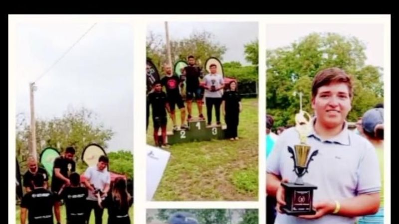 El team Ambato, celebró el 3er puesto de Barrios