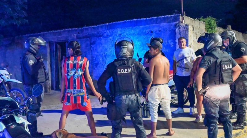 Operativo de Seguridad en el Sur de la Capital