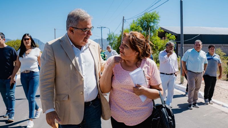 Urbanización: más calles de Belén ya cuentan con pavimento