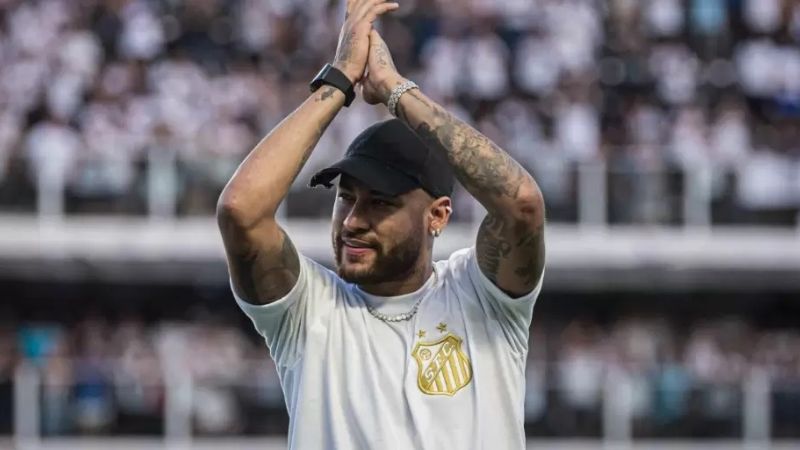 Emocionado regreso de Neymar al Santos