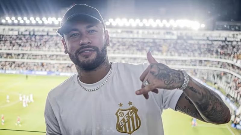 Emocionado regreso de Neymar al Santos