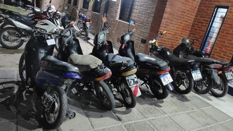 Secuestran 38 motos