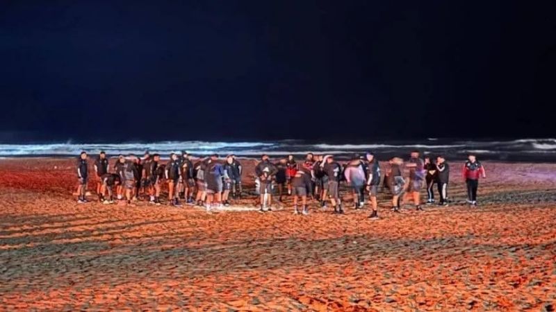 Insólita pretemporada de Riestra, desde la madrugada