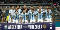 LA FORMACIÓN inicial de la Argentina, frente a Venezuela.