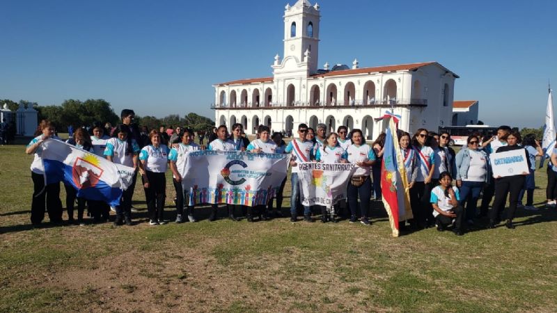 Agentes sanitarios de Catamarca en la convención nacional