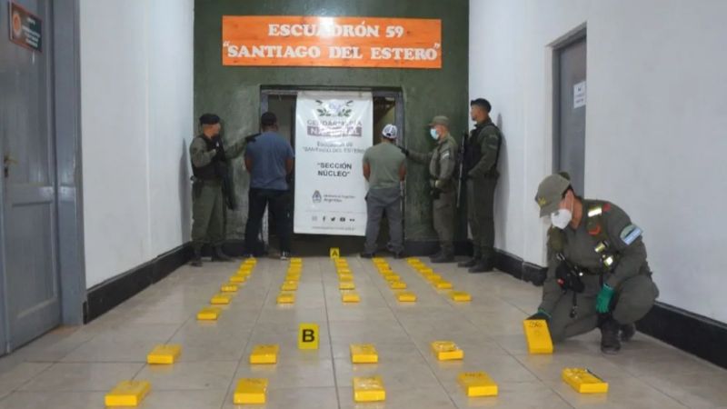 Ahora secuestraron casi 47 kilos de cocaína en Santiago del Estero