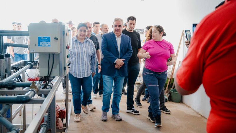 La Planta purificadora de agua de Telaritos entró en su etapa final