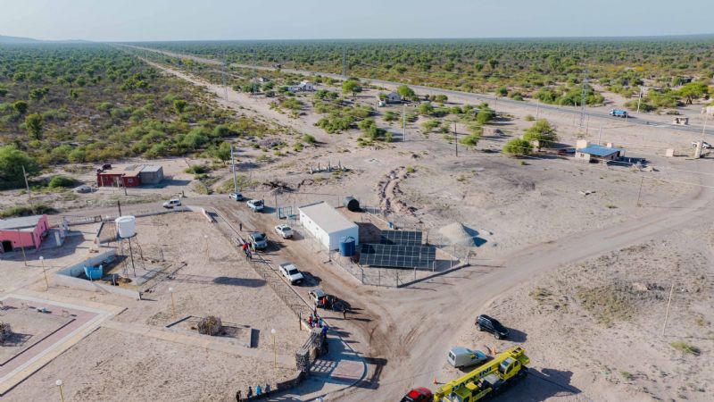 La Planta purificadora de agua de Telaritos entró en su etapa final