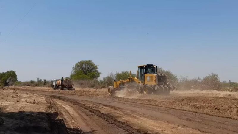 Vialidad Provincial avanza con obras en la ruta N° 30 en Santa Rosa