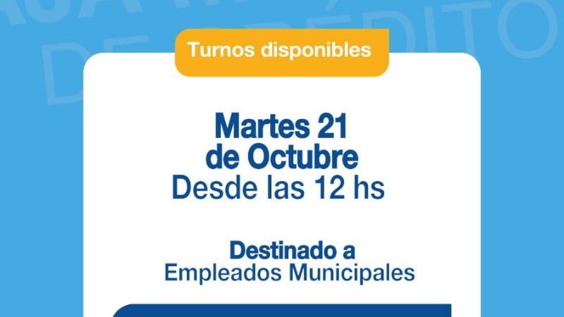 Lanzan un turnero digital exclusivo para empleados municipales