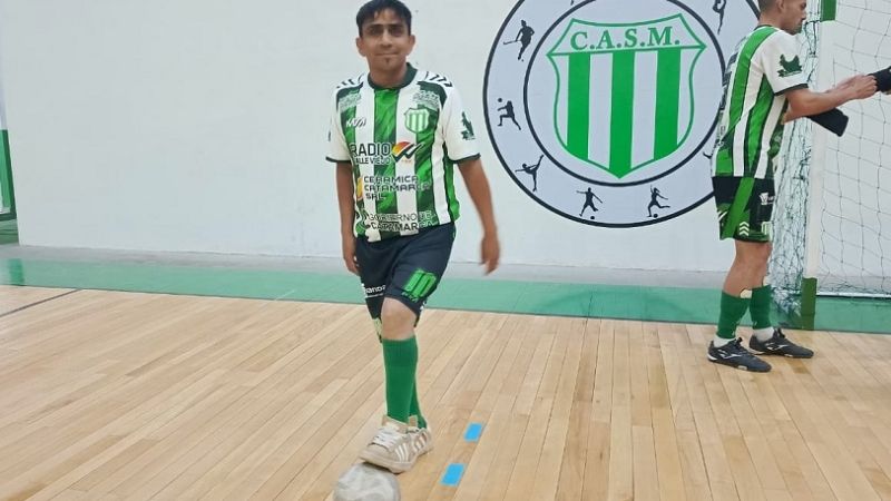 “Tun” González tuvo su debut soñado en el futsal chacarero