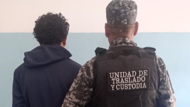 Ladrón fue trasladado al Penal