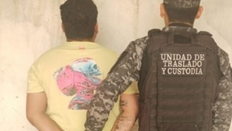 Preso fue enviado al Penal de Miraflores