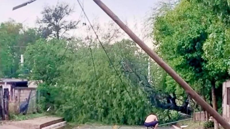 La tormenta causó severos daños en el Este