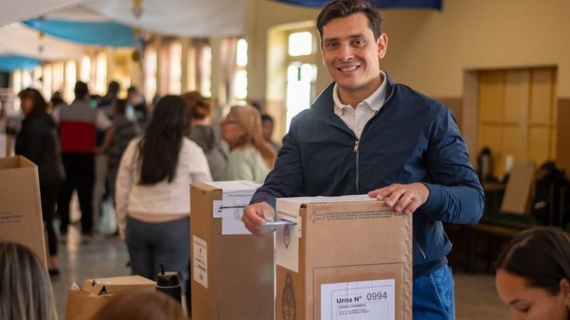 Los candidatos de Fuerza Patria en Fray Mamerto Esquiú emitieron su voto