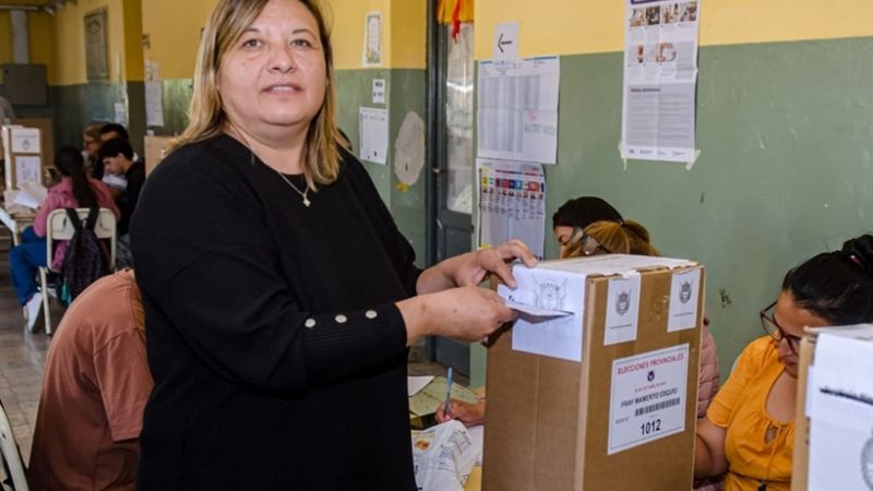 Los candidatos de Fuerza Patria en Fray Mamerto Esquiú emitieron su voto