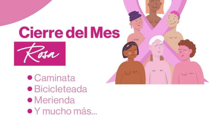 Se viene el cierre del Mes Rosa en El Portezuelo