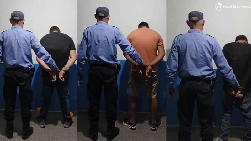 Tres detenidos por un robo en Andalgalá