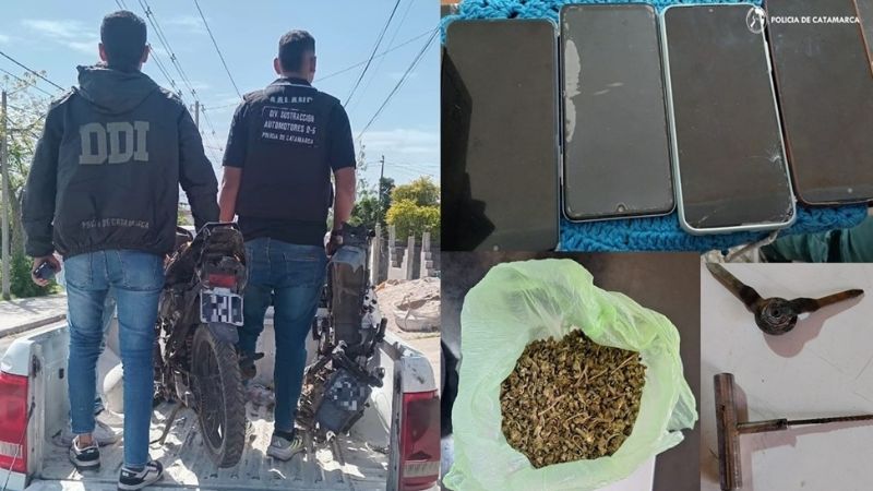 En diez allanamientos simultáneos recuperaron motos robadas