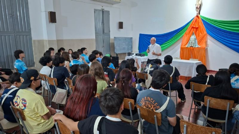 Se realizó el Retiro Siembra con la participación de 40 adolescentes