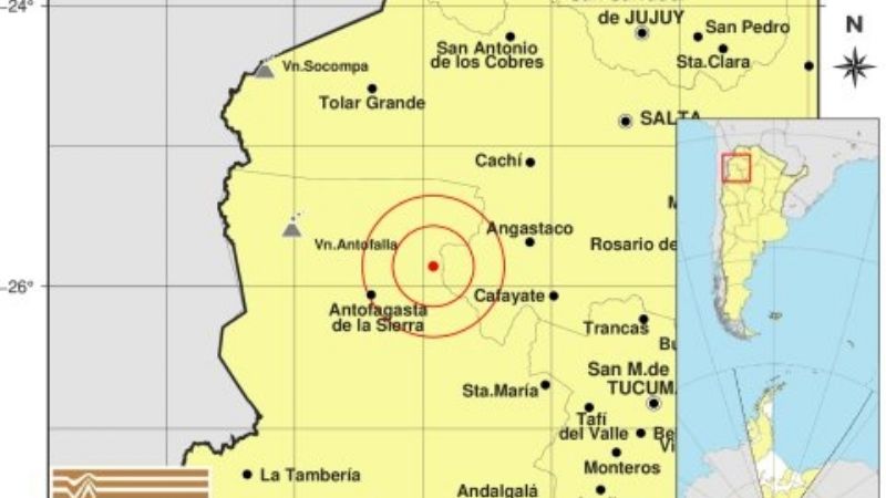 Se registraron dos temblores en la madrugada