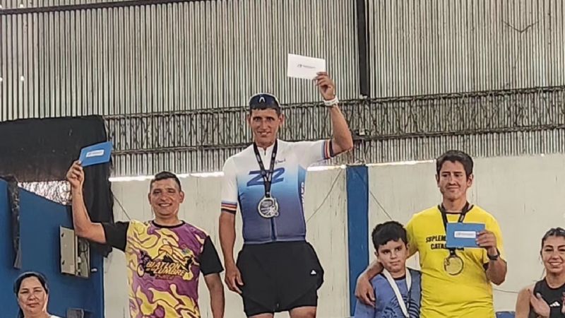 Ramón Cativa, el catamarqueño que conquistó el Duatlón Tucumano
