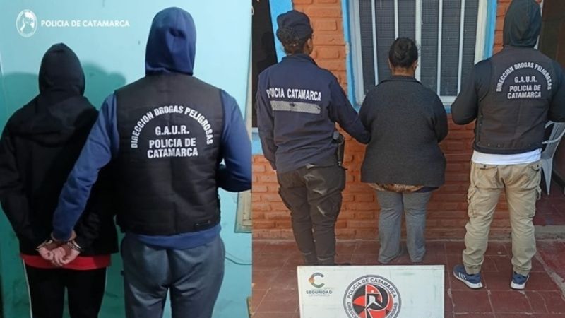 Secuestran marihuana y cocaína en Belén y Santa María