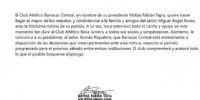 ADHESIÓN DE BARRACAS, al duelo por el fallecimiento de Miguel Ángel Russo.