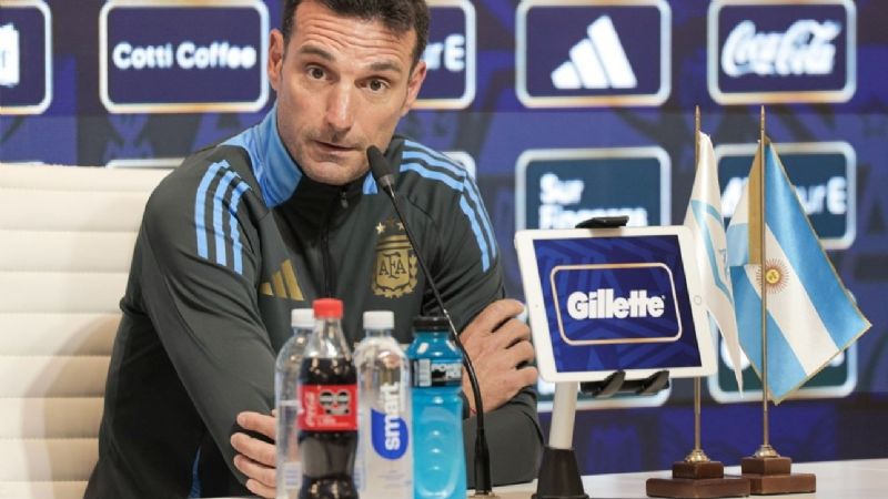 Scaloni: "Estamos pasados de jugadores”
