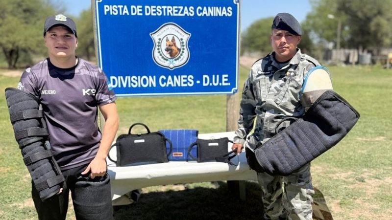 La División Canes recibió elementos de trabajo