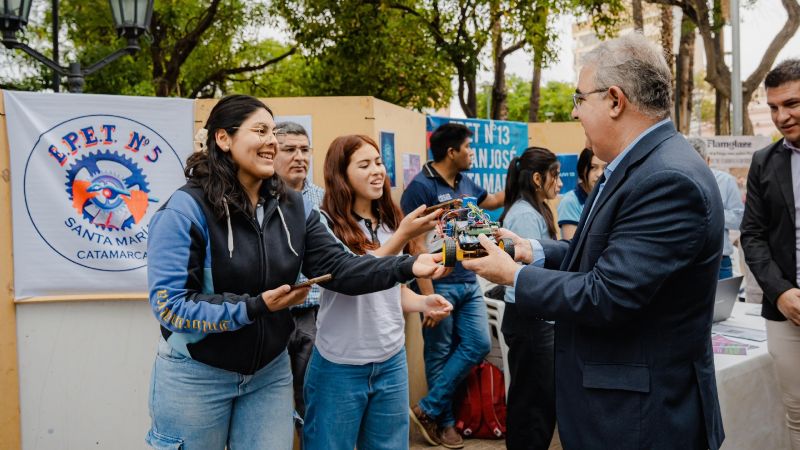 Alumnos de Escuelas Técnicas mostraron sus trabajos en la ExpoTec