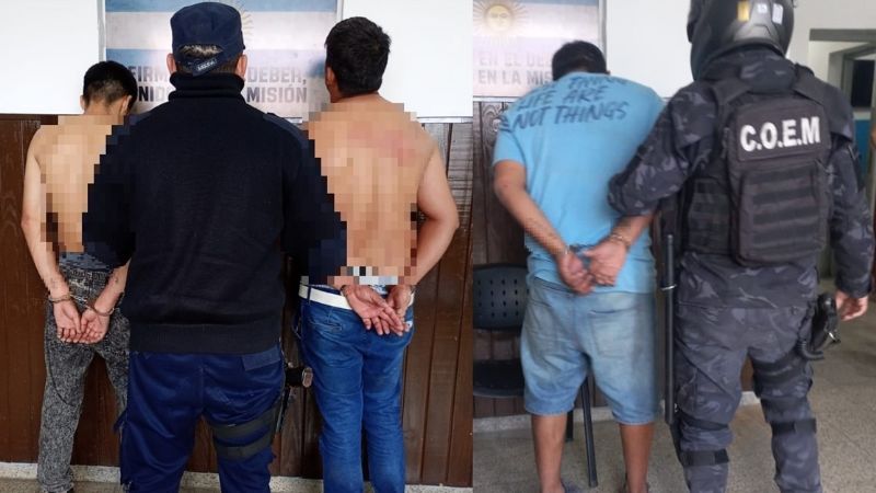 Tres detenidos tras un desorden